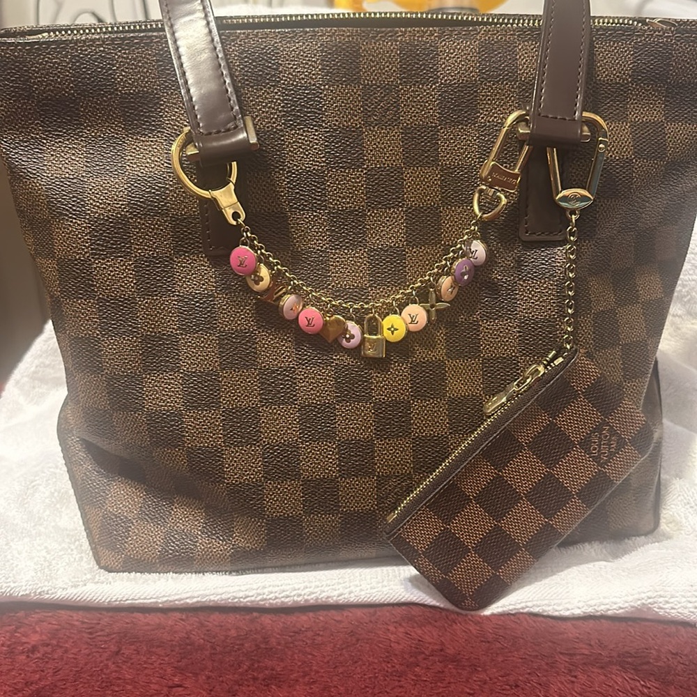 Louis Vuitton damier ebene canvas tote